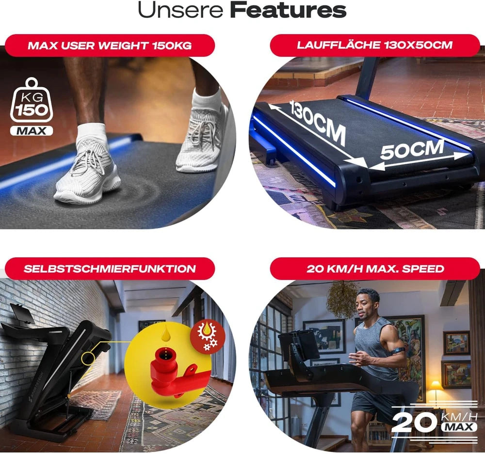 Sportstech sTread Lite Klappbares Laufband