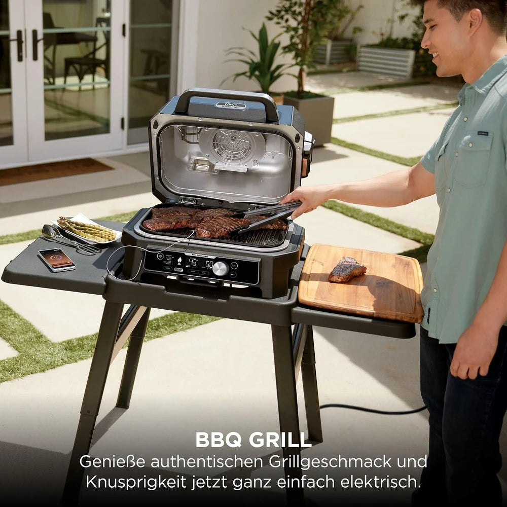 Ninja Woodfire Pro Connect XL Elektrischer BBQ Grill