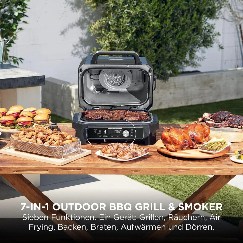 Ninja Woodfire Pro Connect XL Elektrischer BBQ Grill
